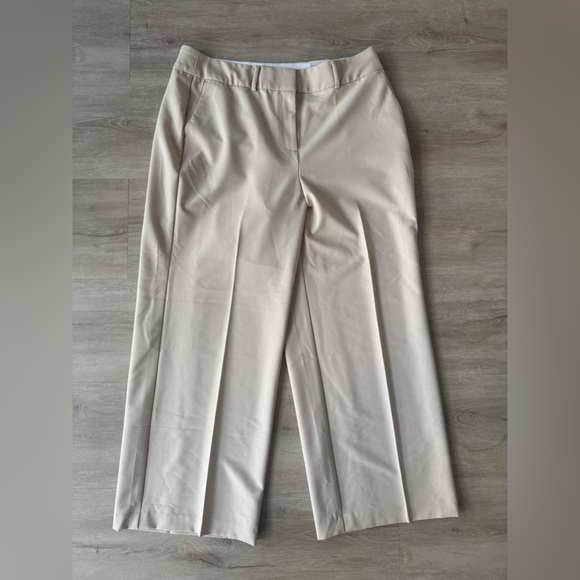 LANE BRYANT Khaki “The Perfect Drape" Wide-Leg Pants Size 16 NWT - Picture 7 of 9